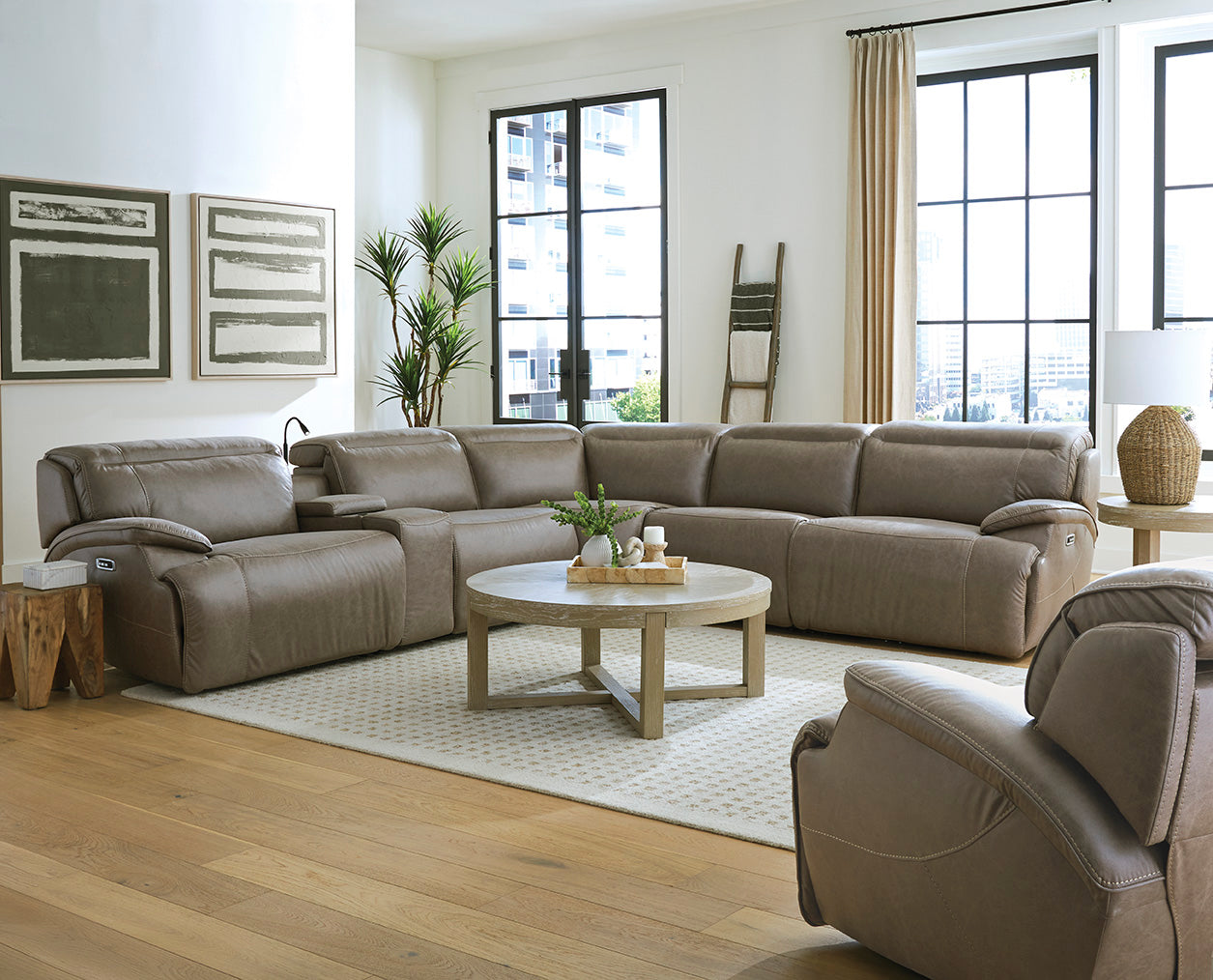 Portofino 6 Piece Reclining Sectional