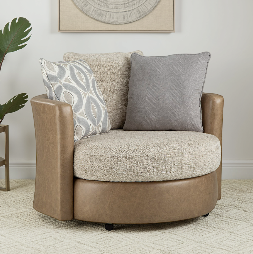 Sandalwood Swivel Chair
