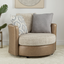 Sandalwood Swivel Chair